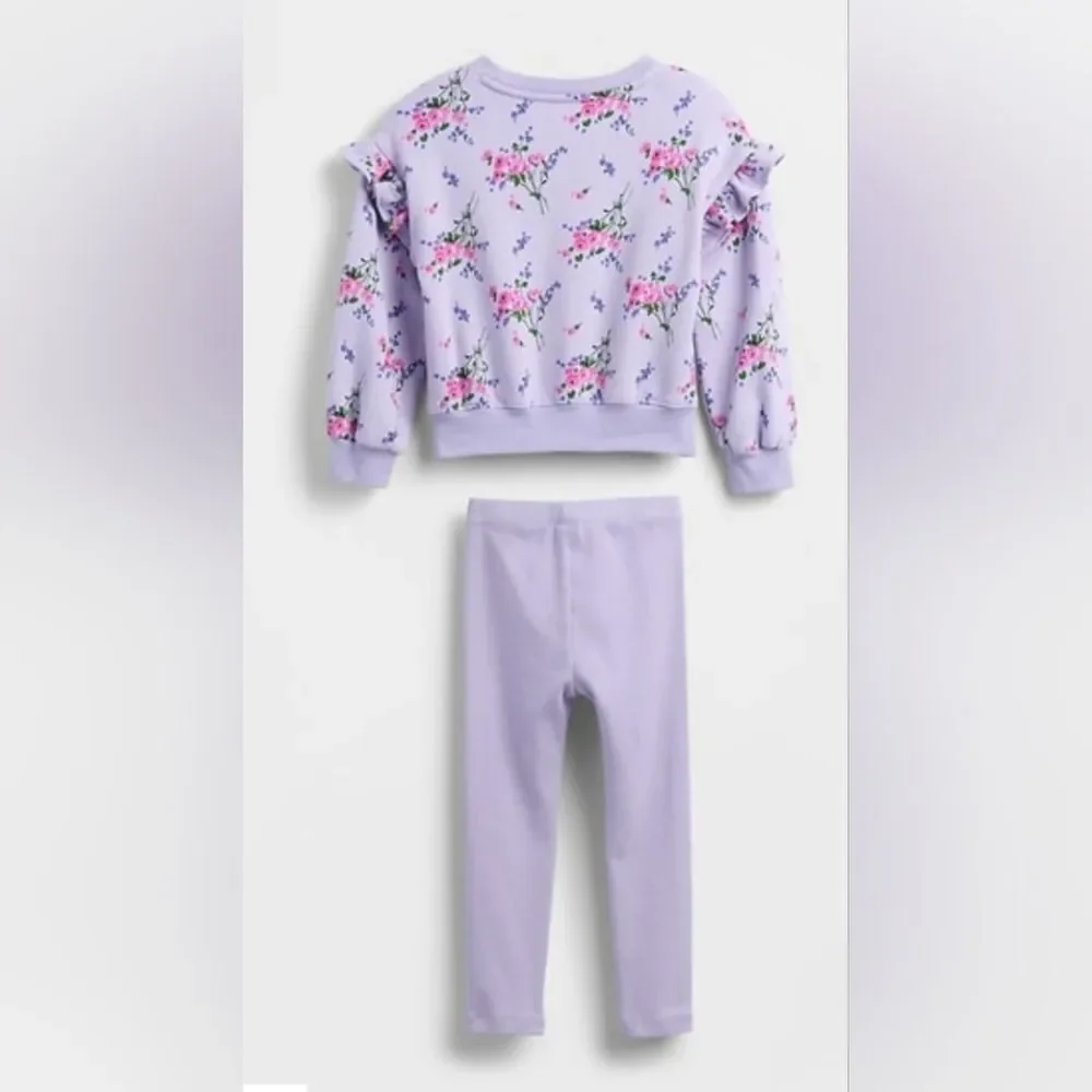 NWT gap baby & toddler Sweatshirt &leggings set size 6-12M